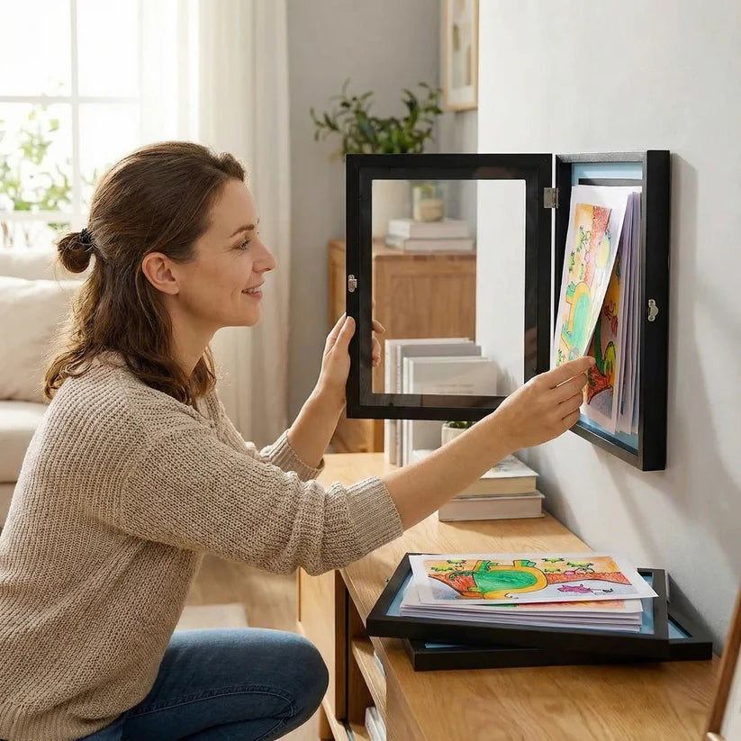 MasterFrame™ — Turn Your Child’s Artwork Into a Proud, Ever-Changing Home Gallery
