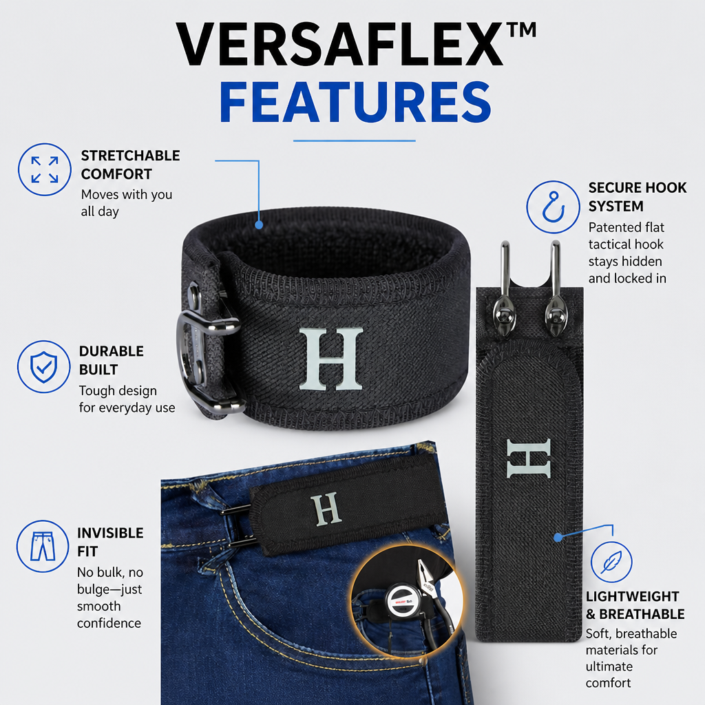 VersaFlex™ — Feel Unstoppable Comfort and Confidence All Day Long