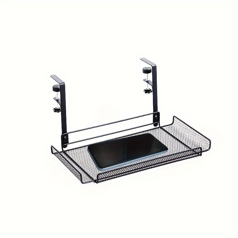 Versatile Metal Desk Organizer with Easy Installation