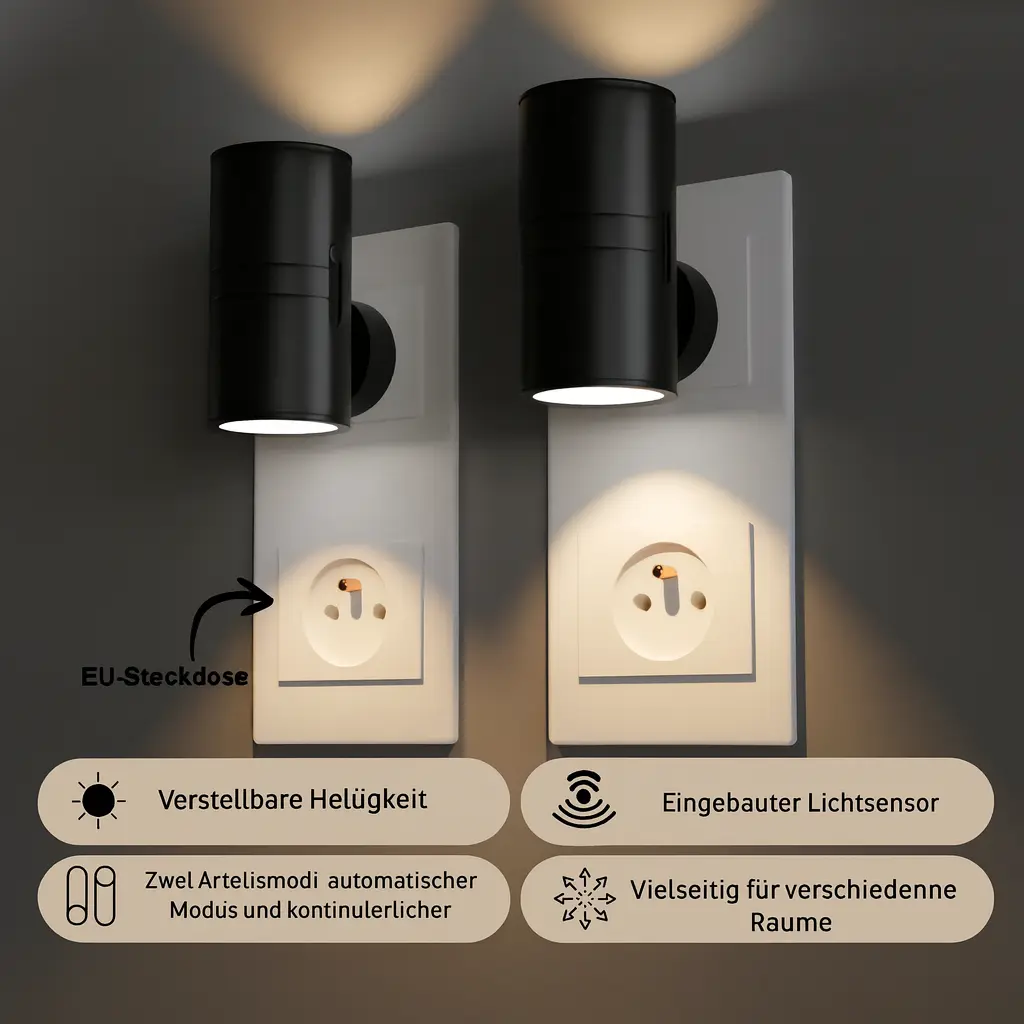LED Plug-in Night Light with Twilight Sensor