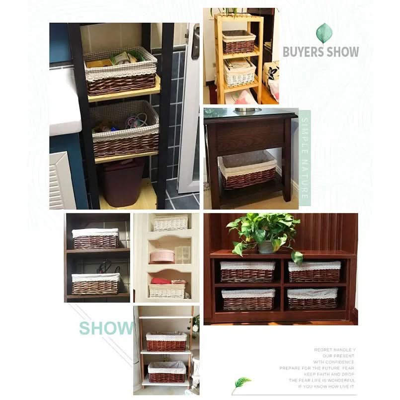 Handcrafted Storage Basket Organizer