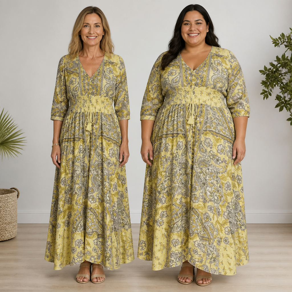 BlossomAura™ Floral Long Dress — Glide Through Life Radiating Effortless Confidence and Timeless Beauty
