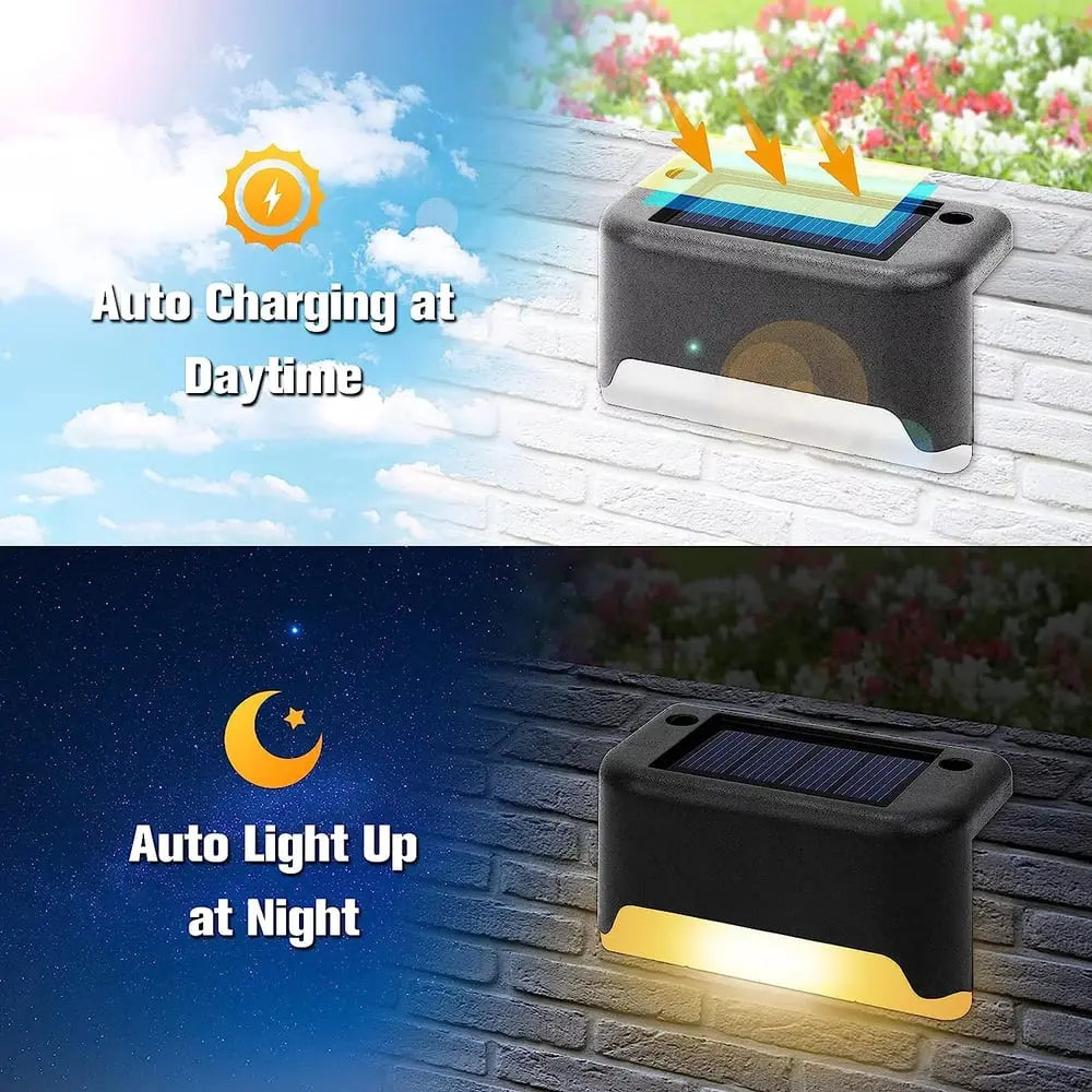 Solar Stair Lights – Exterior Lighting with Automatic Activation