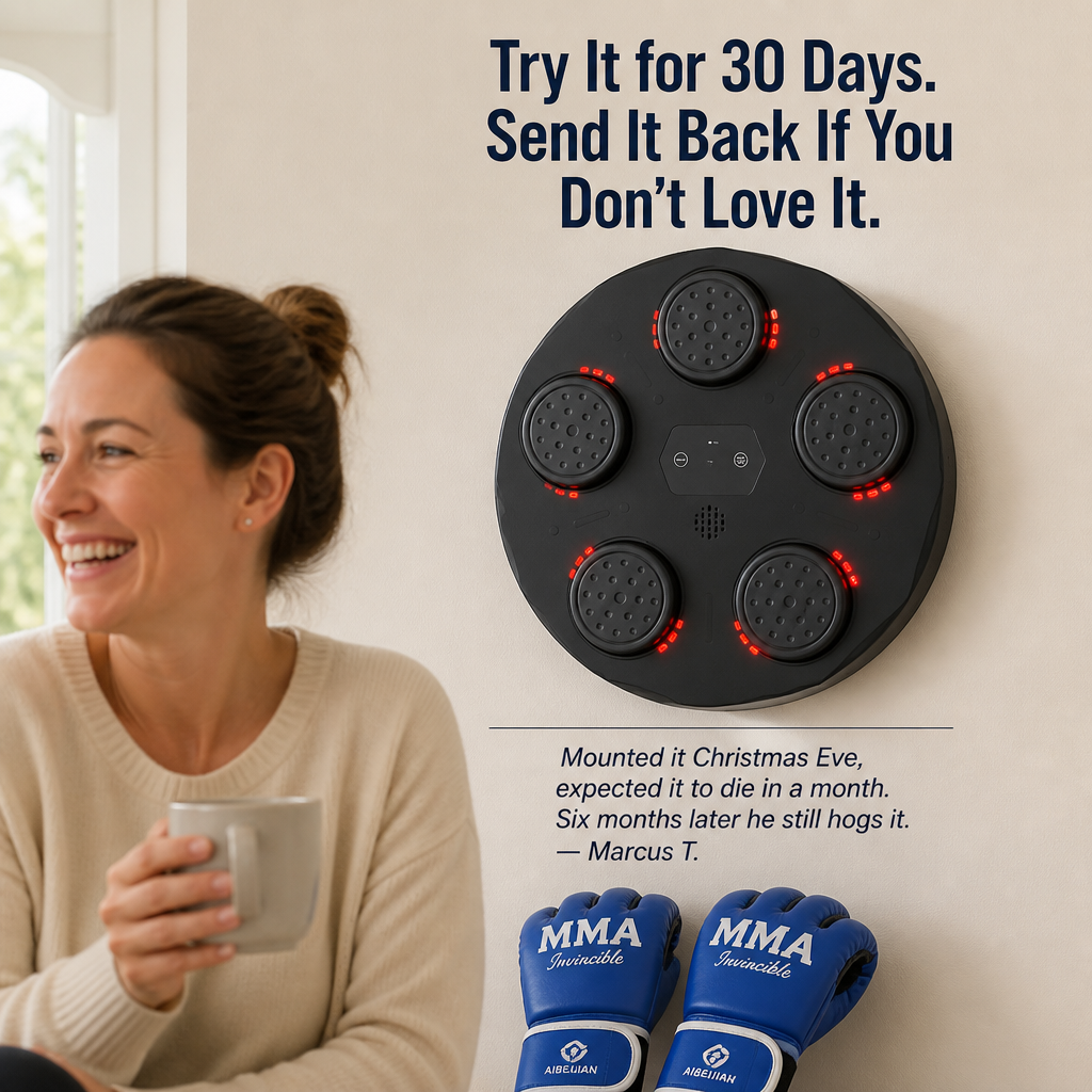 FlowPunch™ — Strike to the Rhythm and Beat Stress in 15-Minute Rounds