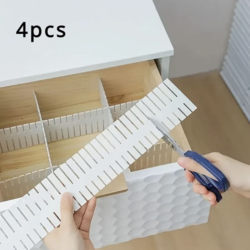 Adjustable Drawer Divider Set for Organizing Compartments
