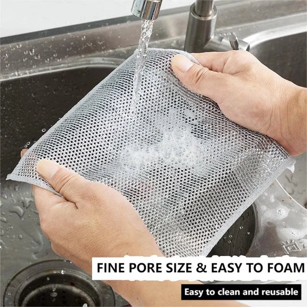 SteelWipe™ Dual-Action Cleaning Rags — Conquer Messes Effortlessly and Watch Your Home Glow