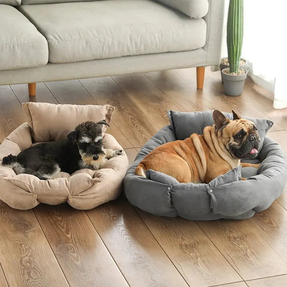 Multifunctional Pet Bed – Sofa, Mat, or Cozy Sleeping Cave