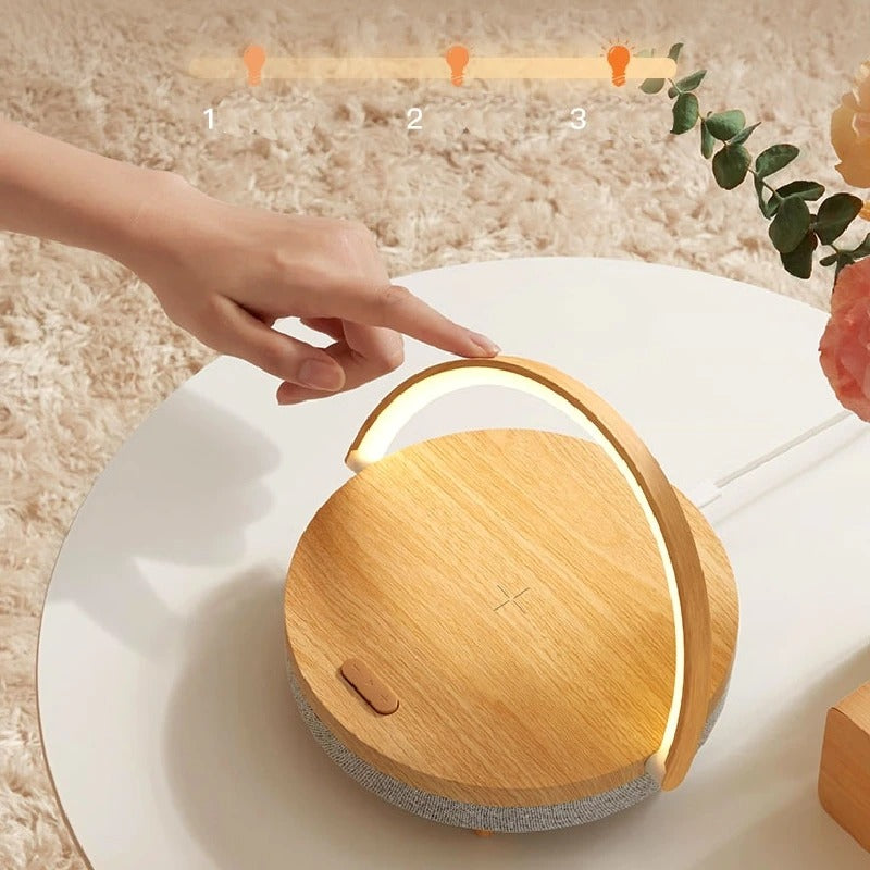 Versatile LED Desk Light with Bluetooth Sound and Charging Hub