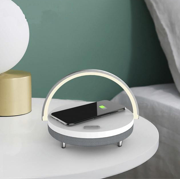Versatile LED Desk Light with Bluetooth Sound and Charging Hub