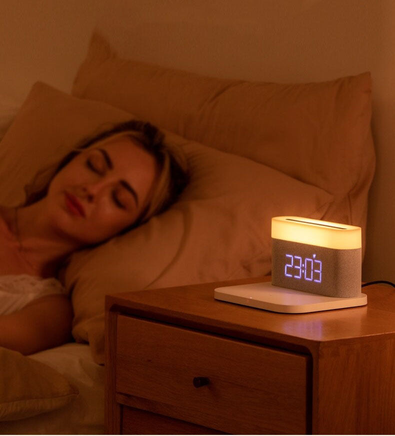 All-in-One Wireless Charging Station with LED Light & Clock