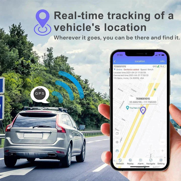 GPS Locator | Magnetic Attachment | Real-Time Tracking Via App | SafeTrack