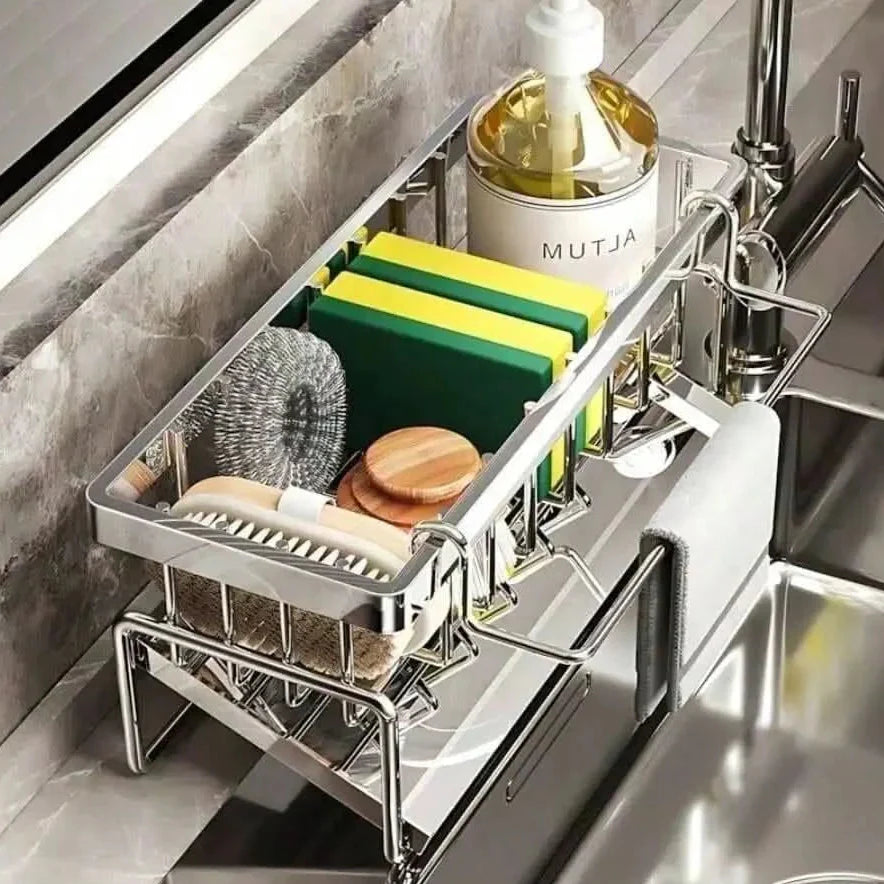 Stainless Steel Organizer for Kitchen Sinks