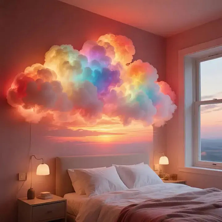 Cloud-Shaped LED Wall Light