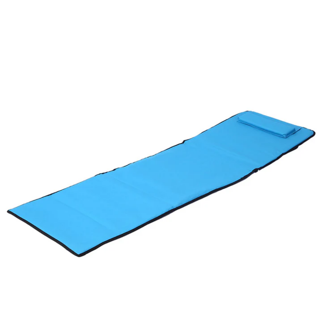 Portable Relaxation Mat with Back Support for Outdoor Fun