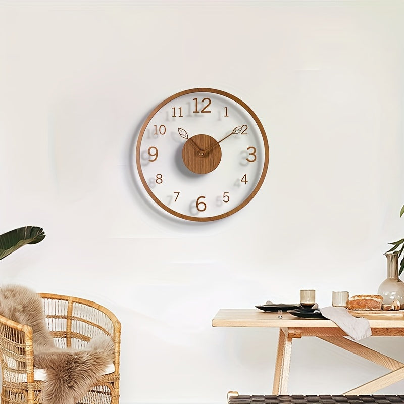 AeroLeaf Wall Clock – Contemporary Floating Design