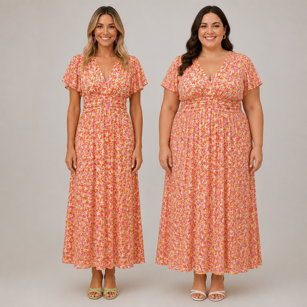 Celestelle™ Vintage Floral Dress — Feel Cool, Confident, and Effortlessly Radiant All Day Long