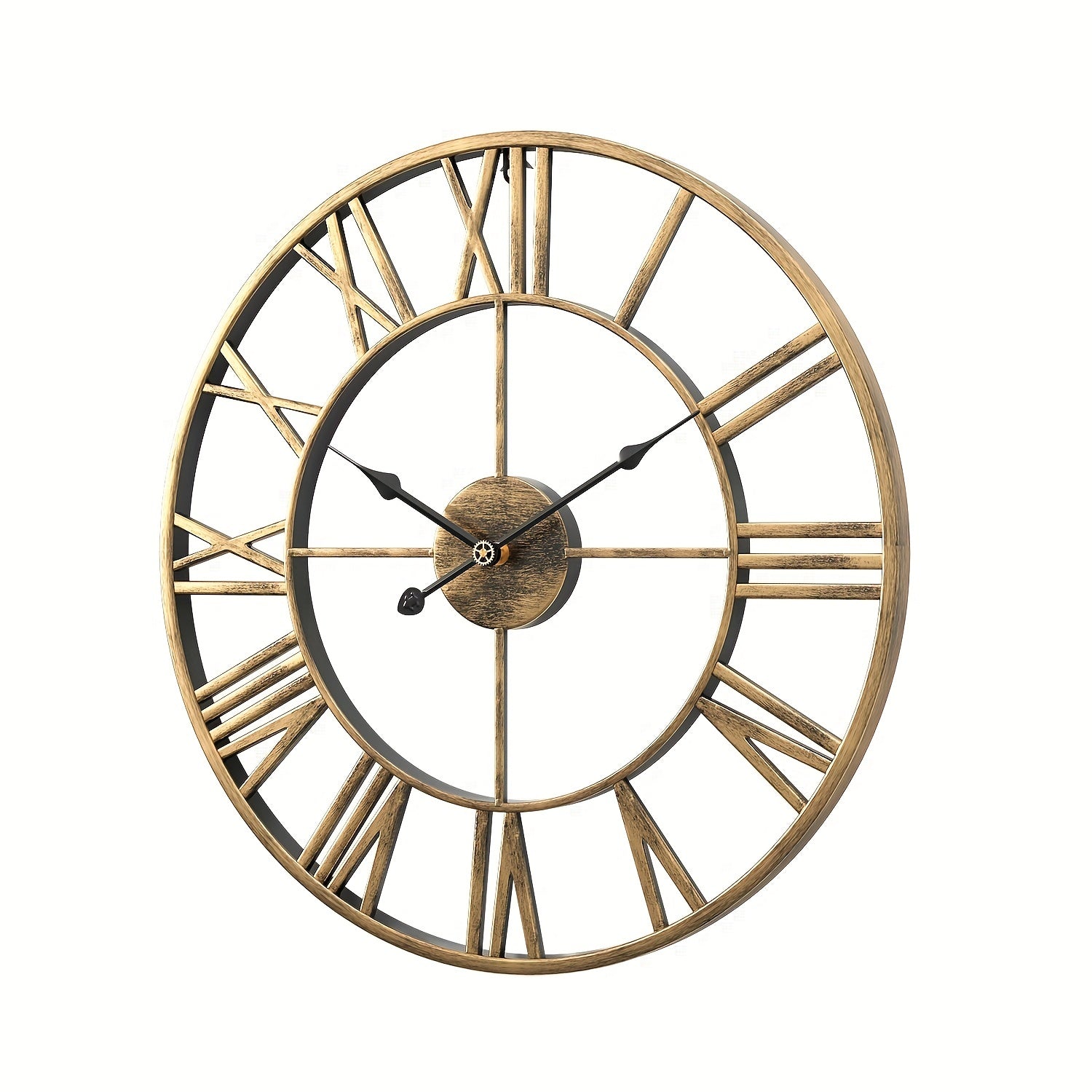 TranquilTime - Elegant Silent Round Wall Clock for Bedrooms