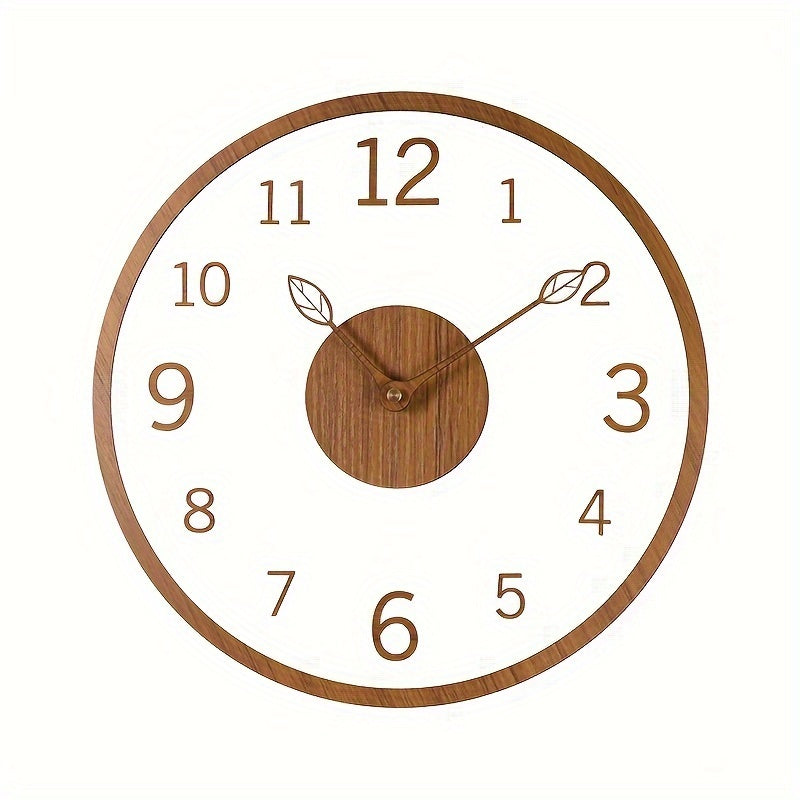 AeroLeaf Wall Clock – Contemporary Floating Design