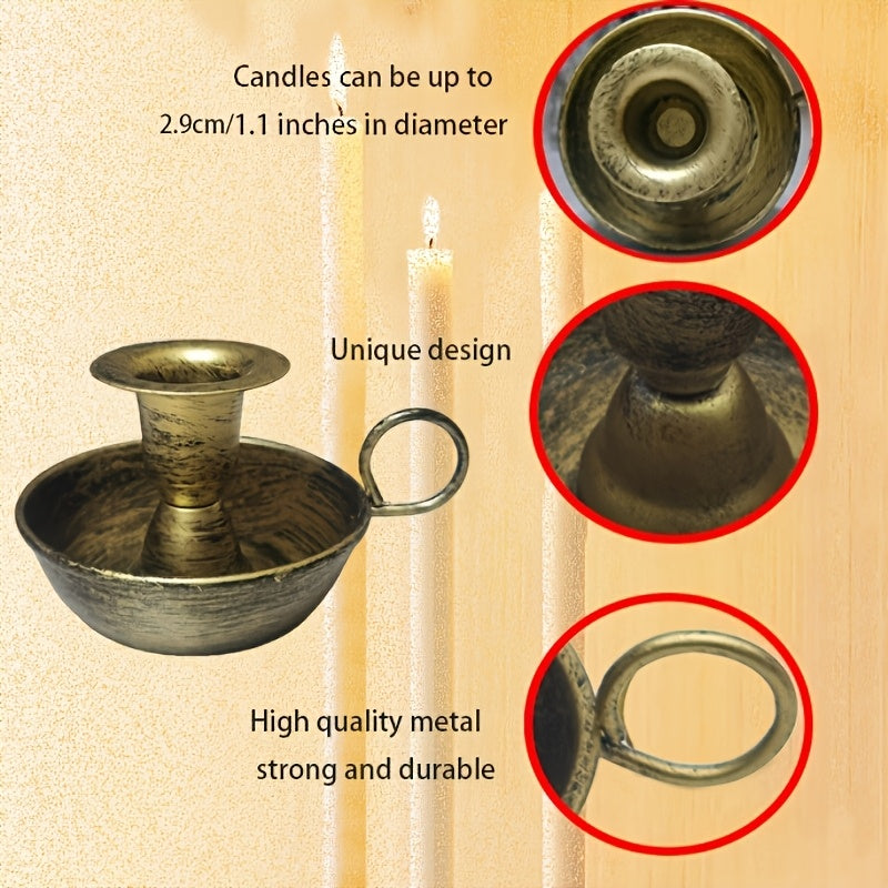 Timeless Nordic-Style Cast Iron Candle Stand