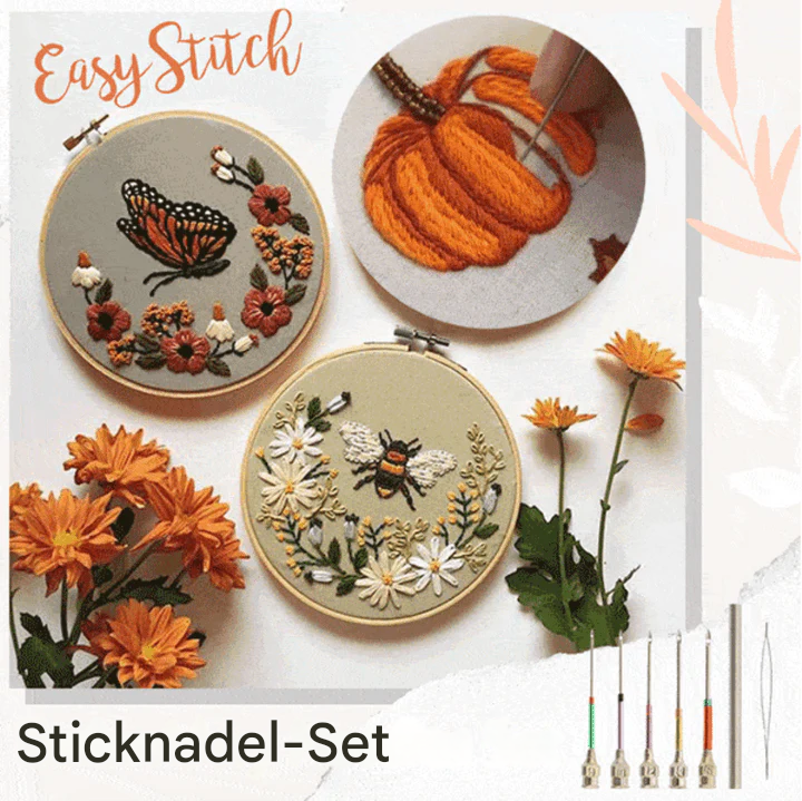 Embroidery Needle Kit | Essential Embroidery | Color-Coded Needles | EasyStitch