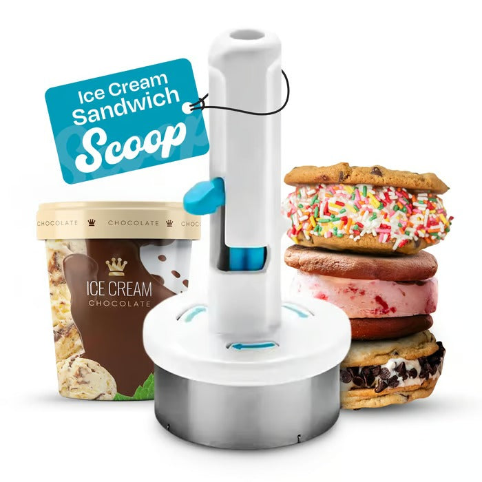 FrostMelt™ ScoopMaster — Create Perfect Ice Cream Sandwiches Instantly, No Mess, All Magic