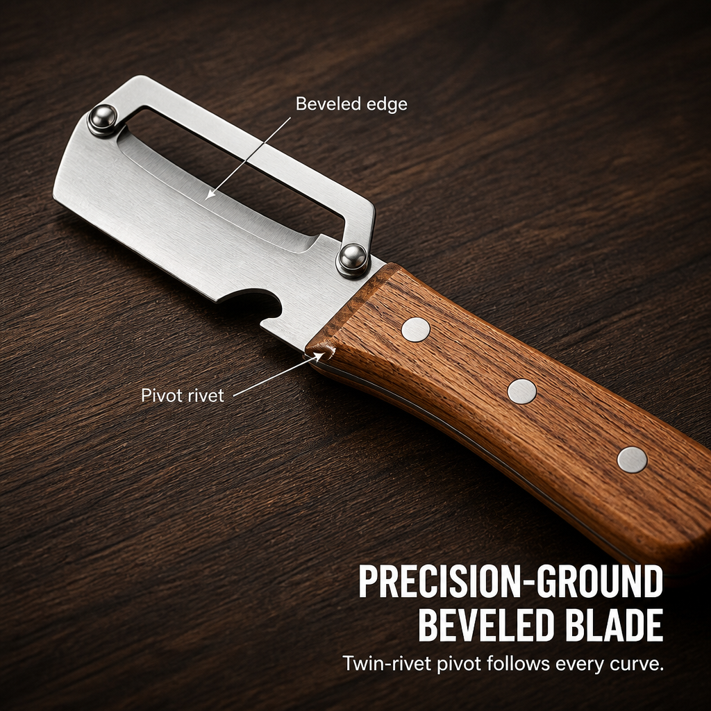 SliceSwift™ — Breeze Through Pumpkin, Potato & Apple Skins in Seconds