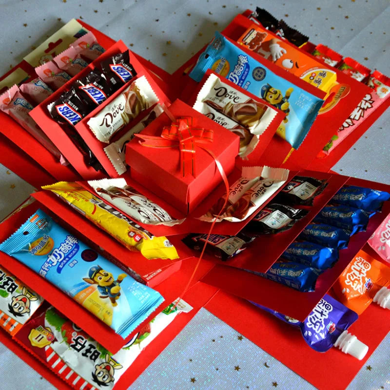 5-Piece Surprise Box Kit – DIY Explosive Gift Set for Custom Filling