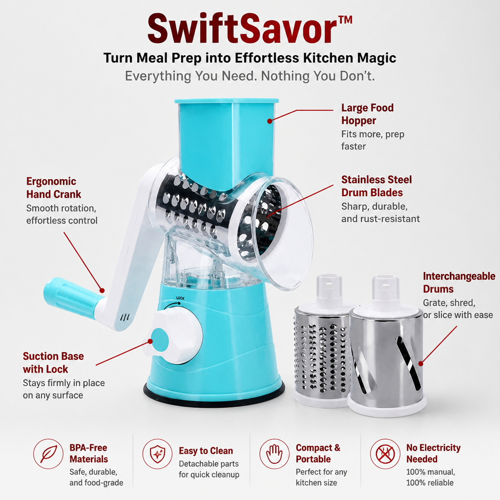 SwiftSavor™ — Turn Meal Prep into Effortless Kitchen Magic