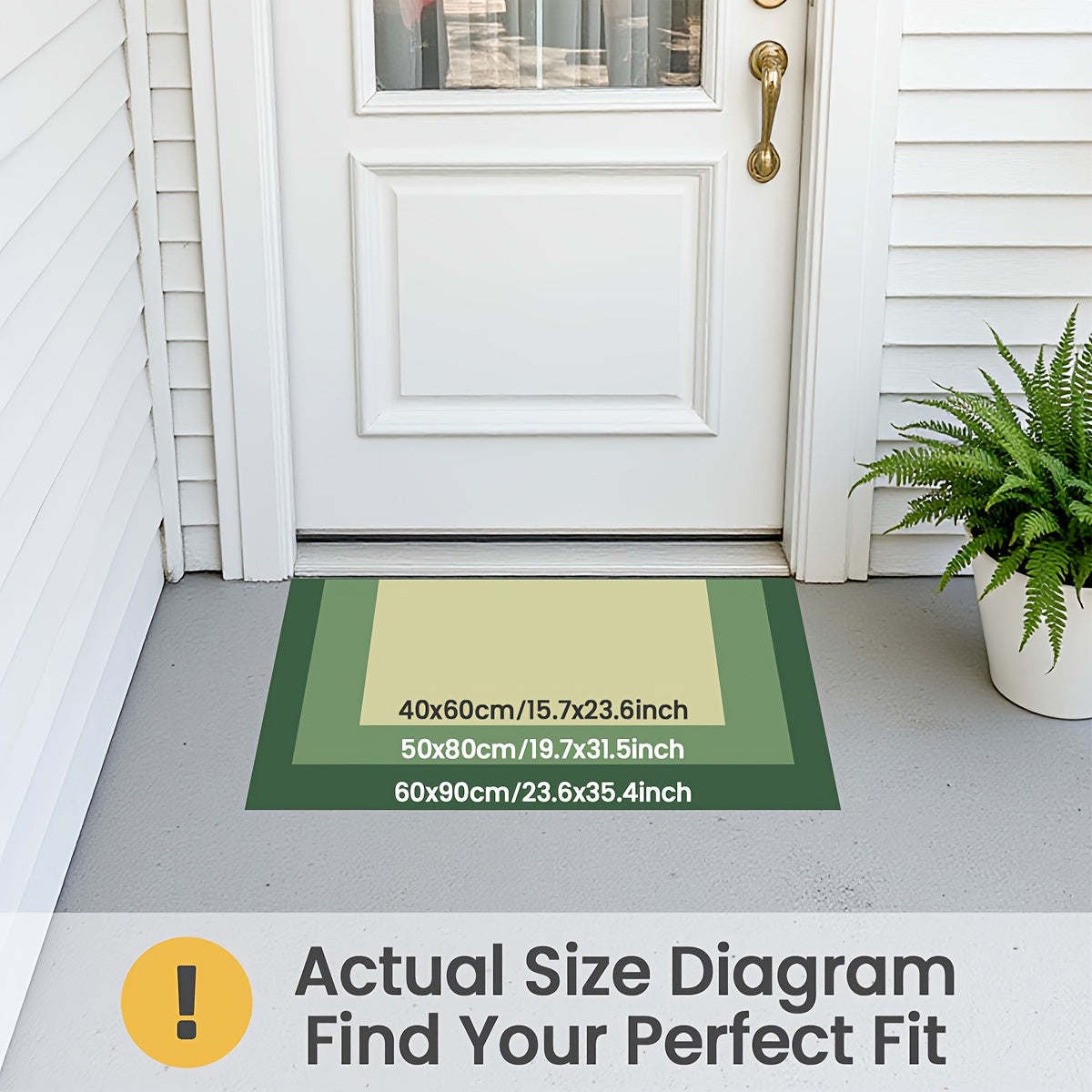 EntryGuard Ultra-Thin Welcome Mat for Home & Garage