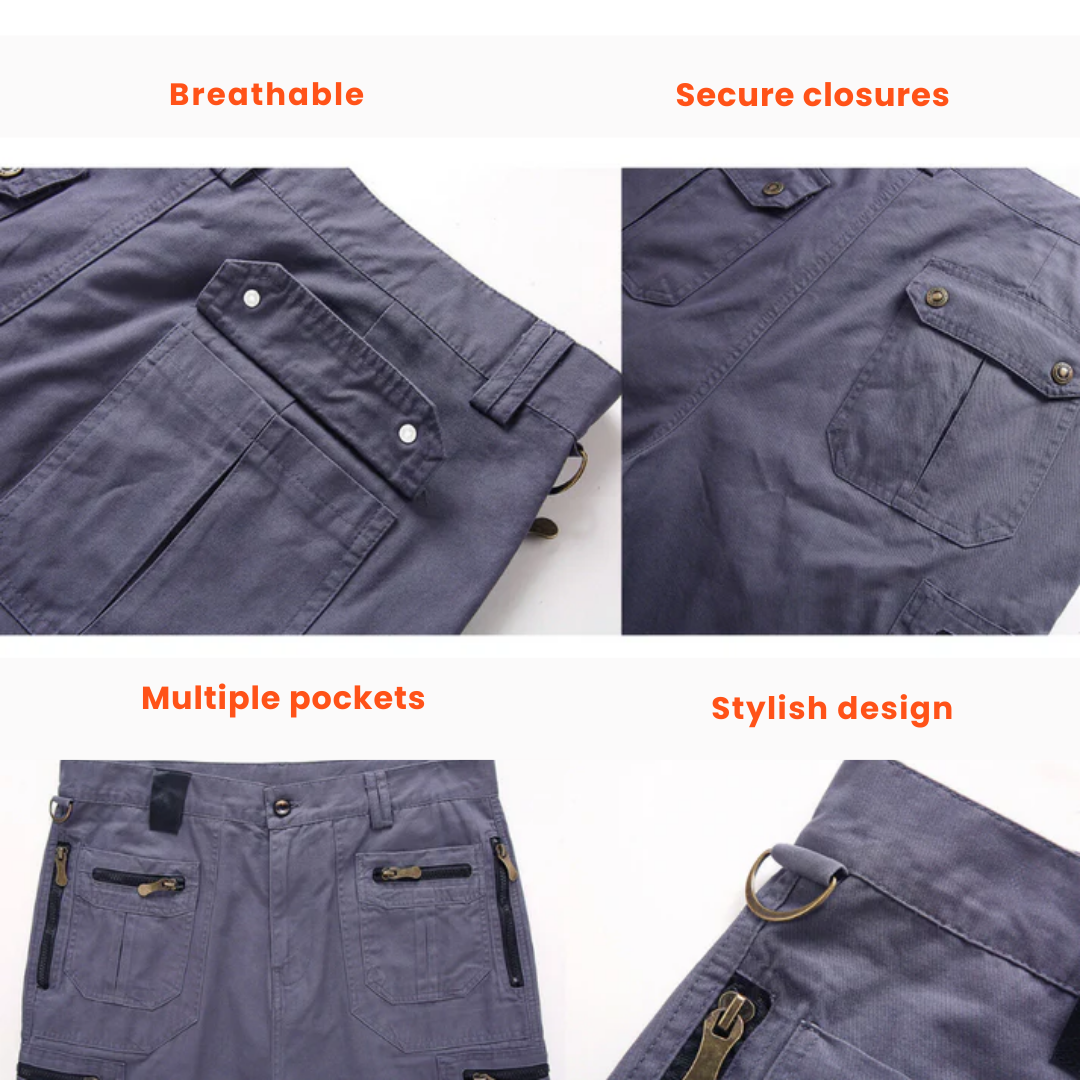 Men's Adventure Ready Cargo Shorts – Rugged, Flexible, Quick-Dry
