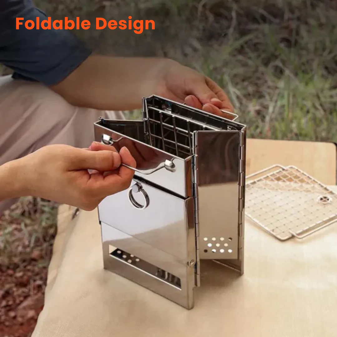 Portable Stainless Steel Camping Stove – Your Ideal Outdoor Cooking Solution