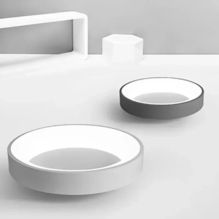 Round LED Ceiling Light – Scandinavian Design, Soft White
