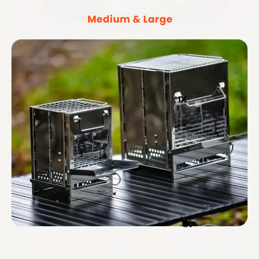 Portable Stainless Steel Camping Stove – Your Ideal Outdoor Cooking Solution