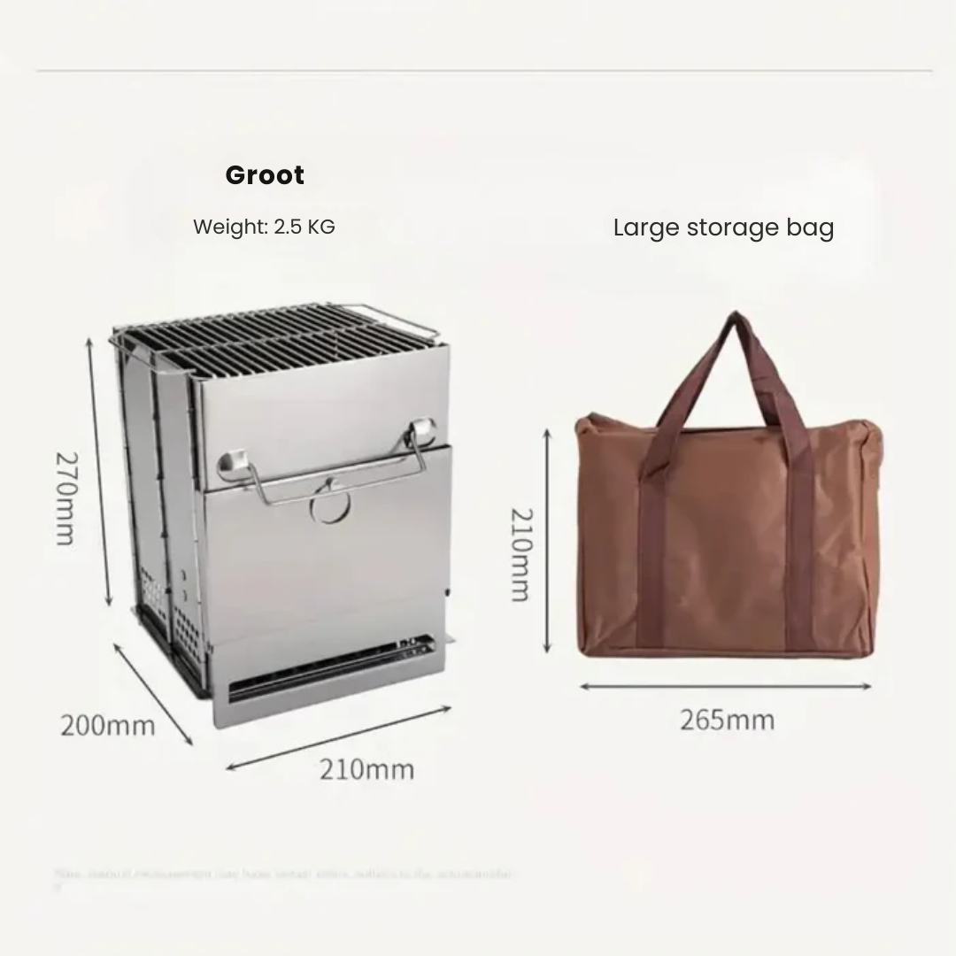 Portable Stainless Steel Camping Stove – Your Ideal Outdoor Cooking Solution