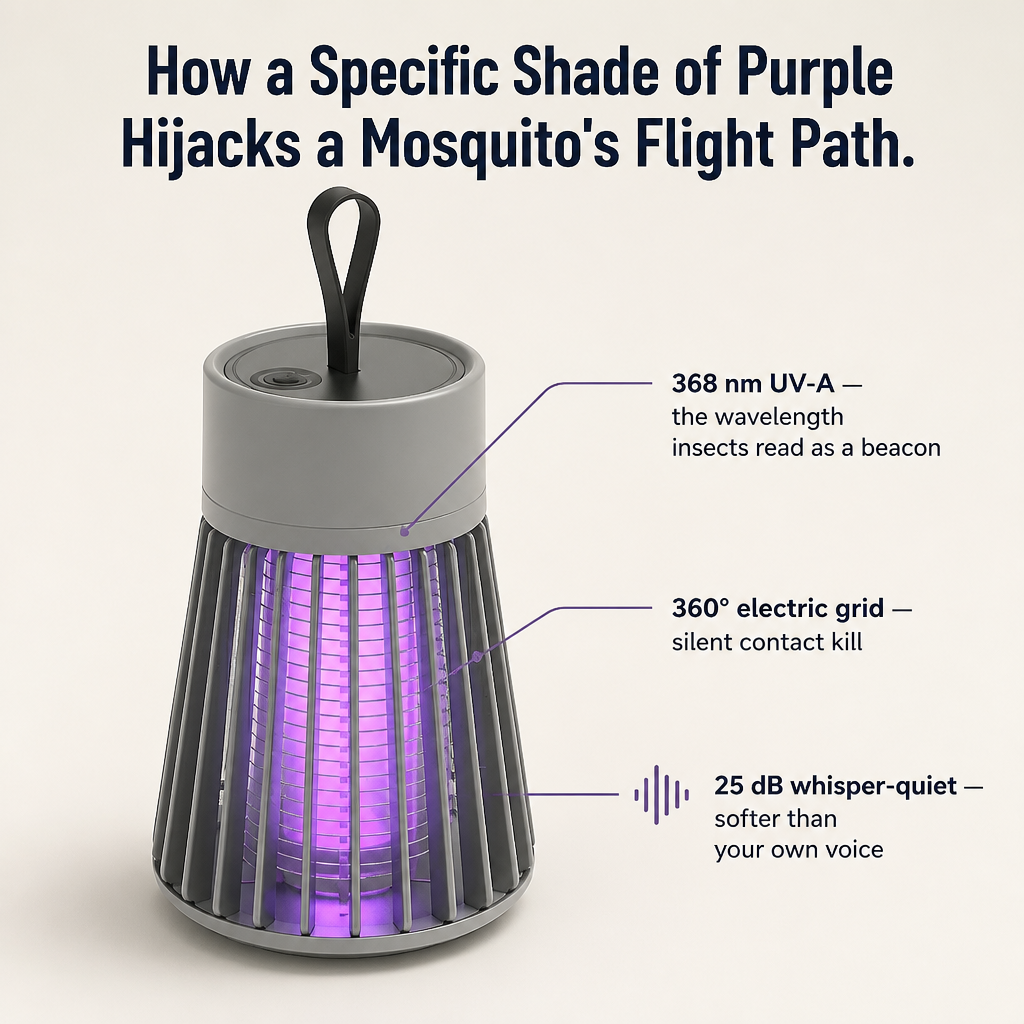 ViraTrapt™ — Gently Draw Mosquitoes Away From Your Bed Using Silent UV Light