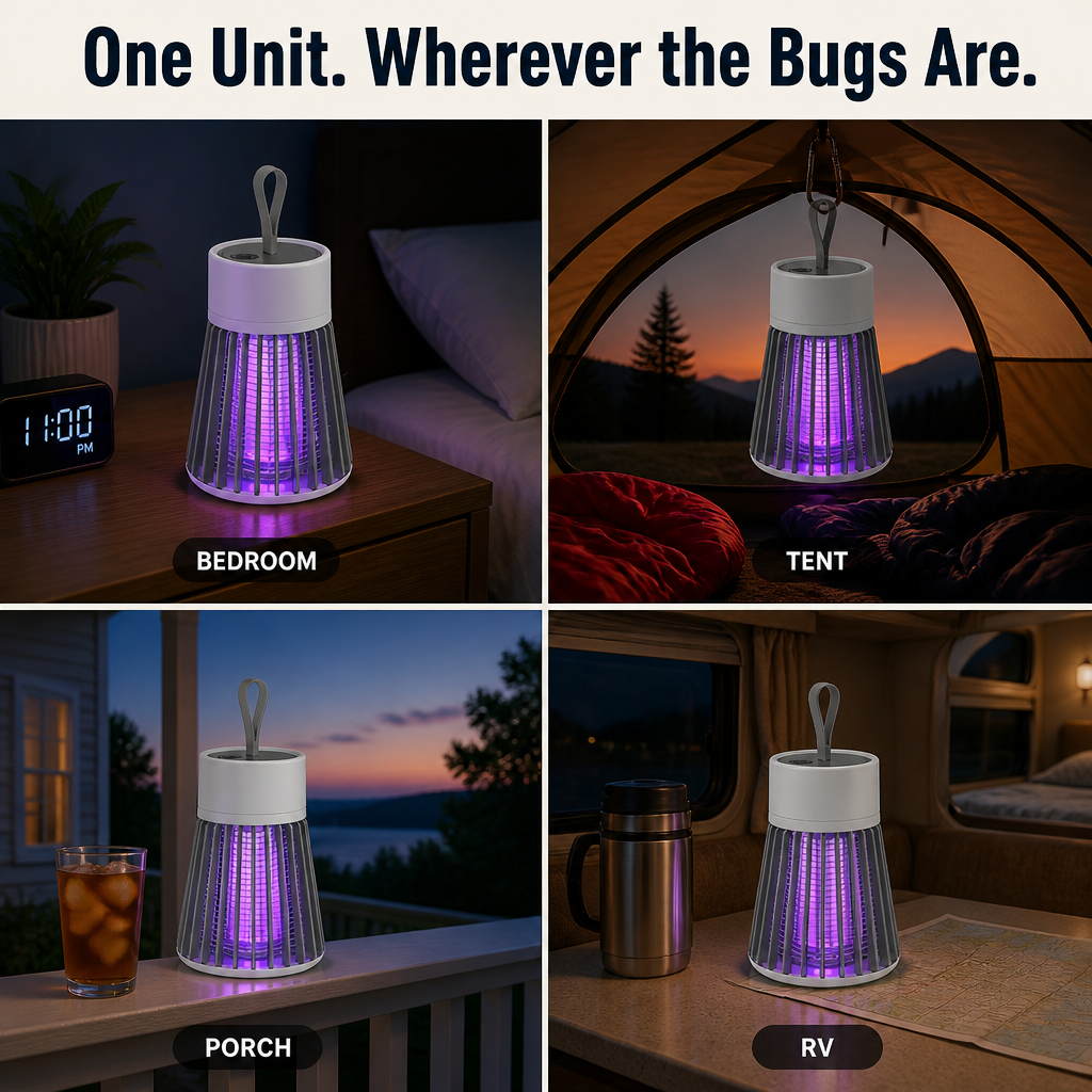 ViraTrapt™ — Gently Draw Mosquitoes Away From Your Bed Using Silent UV Light