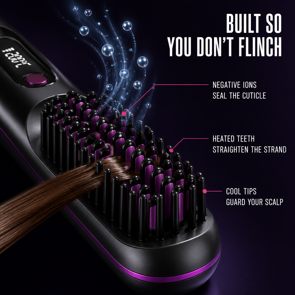 CordMaster™ — Tame Mid-Day Frizz Anywhere, No Cord or Outlet Needed