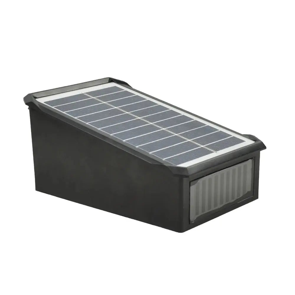 Solar Outdoor Wall Light with Warm White & RGB – Wireless and Automatic