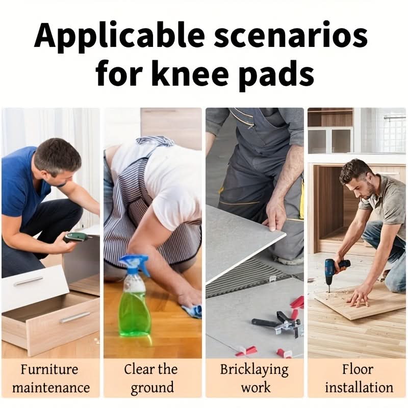 Adjustable Knee Support Pads – Set of 2 for Comfortable Floor Use