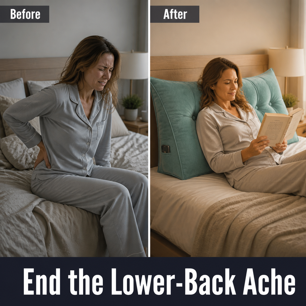 SpinaRest™ — Effortless Back and Neck Support for Cozy, Pain-Free Evenings