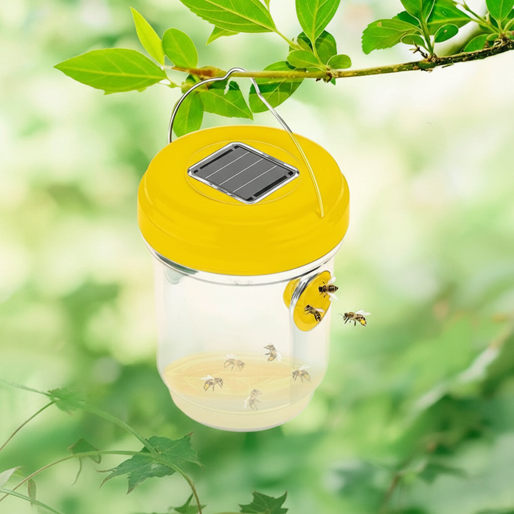 EcoTrap – Solar-Powered Wasp and Hornet Catcher Set