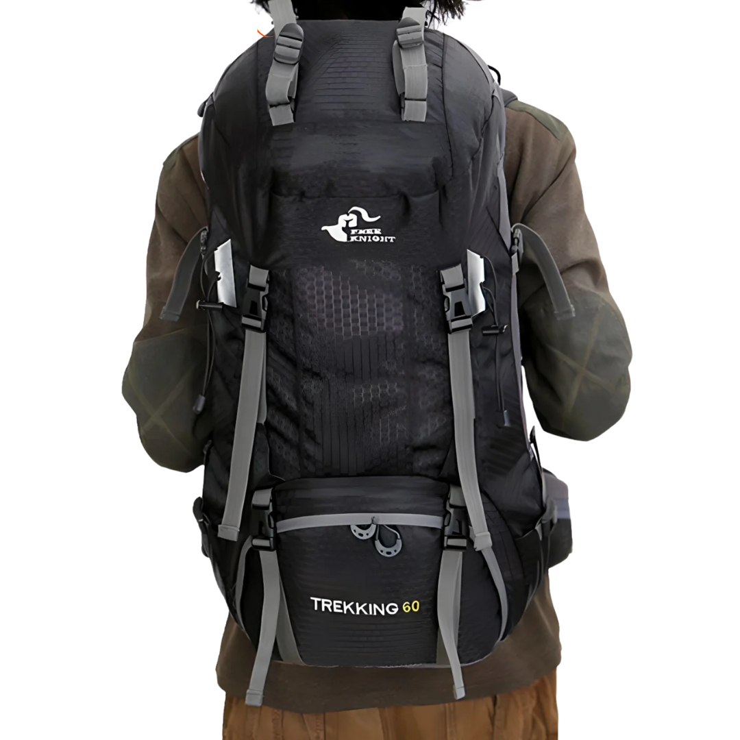 60L Adventure-Ready Waterproof Hiking Backpack – Lightweight & Reliable