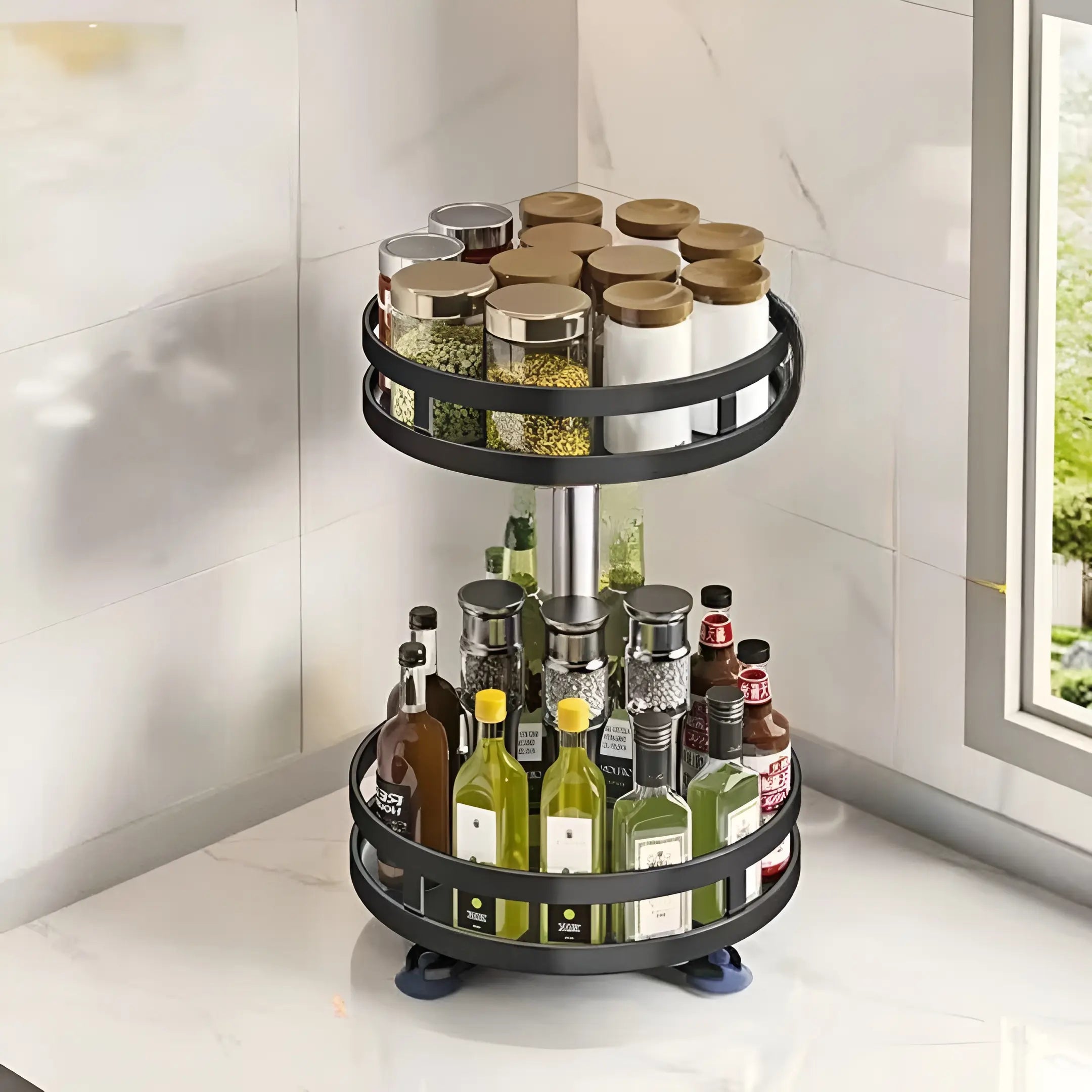360 Degree Organizer – Eliminate Clutter in Cabinets