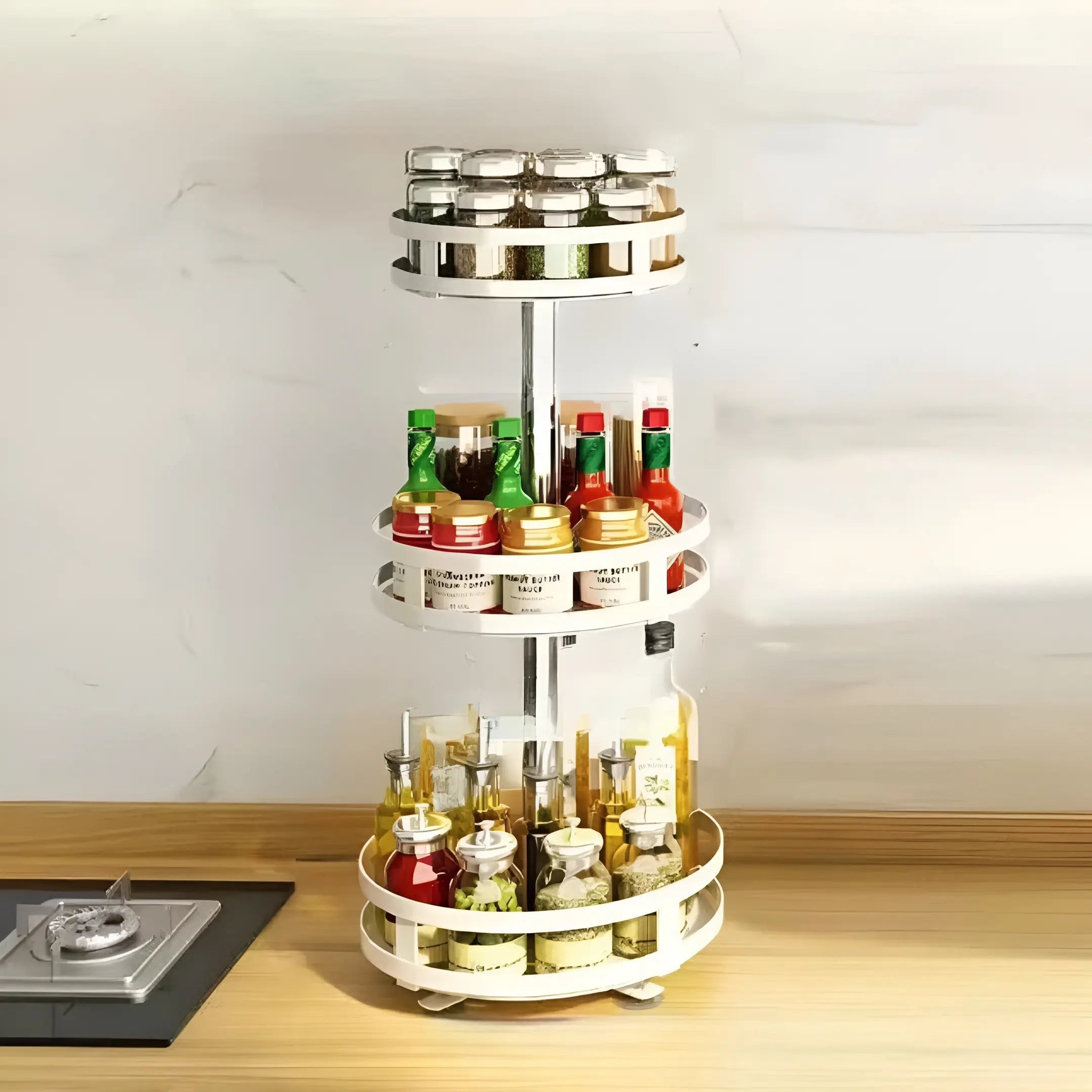 360 Degree Organizer – Eliminate Clutter in Cabinets