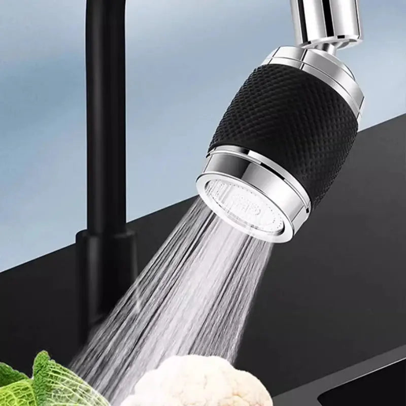 360° Rotatable Water Faucet Attachment – Control Your Water Flow, Keep Your Kitchen Clean