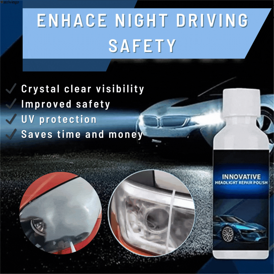 LumaShield™ Headlight Restore — Drive Safer Tonight with Crystal Clear Vision