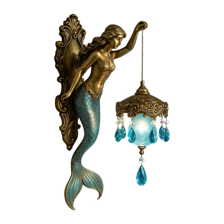 Mermaid-Inspired Wall Lamp