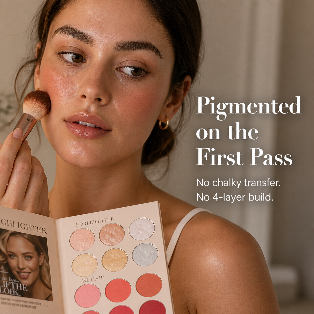 Lumiéra Palette™ — Tote a Complete 67-Color Makeup Studio in a Sleek Book