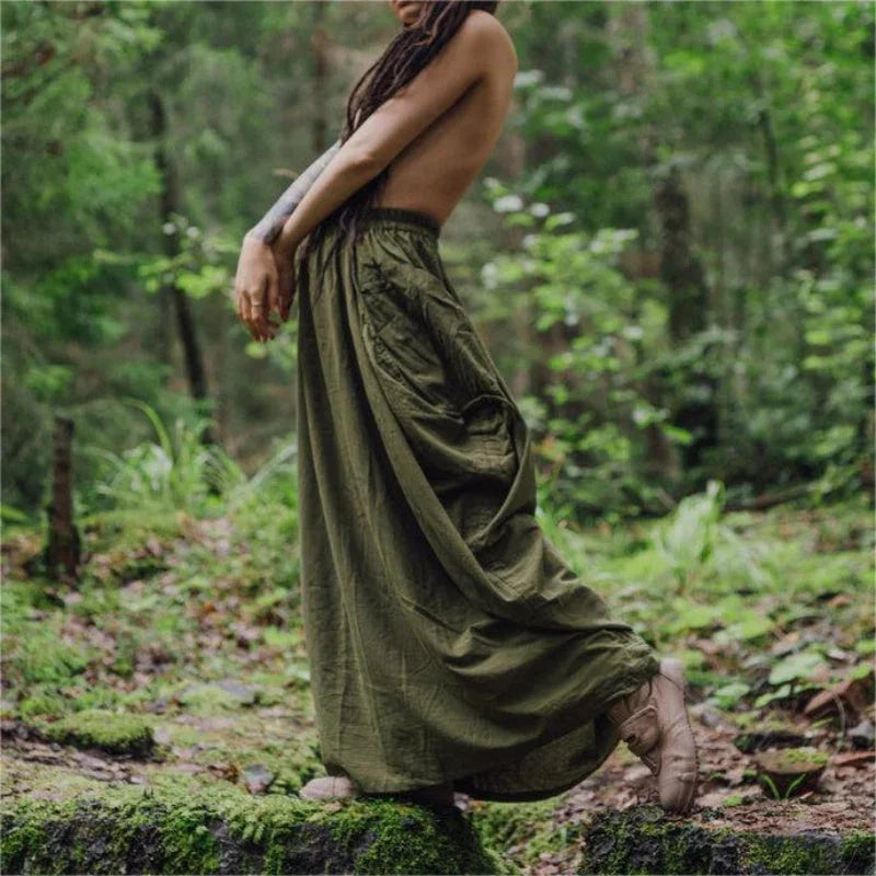 LuminaFlow™ Maxi Skirt — Unleash All-Day Comfort and Effortless Style with Pockets That Keep Up