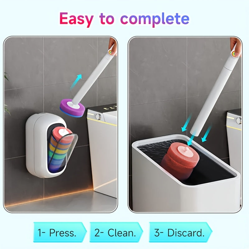 Compact Toilet Cleaning Solution with Sturdy Base